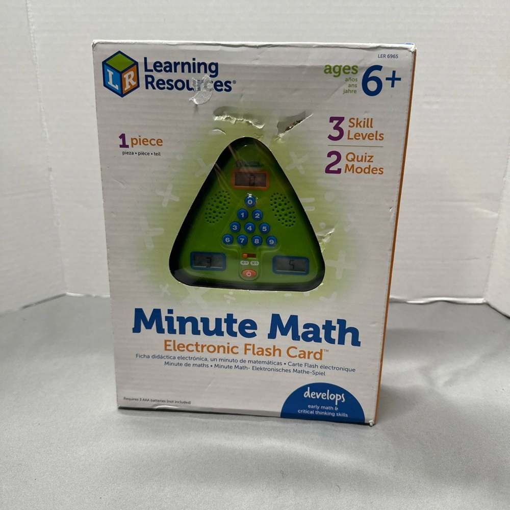 Minute Math Electronic Flash Card - Green